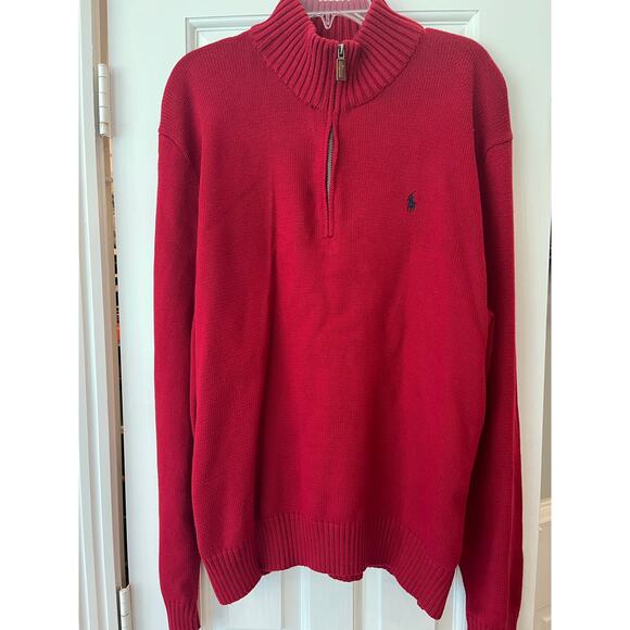 Polo Ralph Lauren Knit Pullover Sweater Men XL Cotton Fall Preppy Twee Academia - Picture 1 of 8